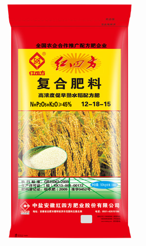 紅四方果蔬專用硫酸鉀復合肥40%（15-5-20）